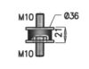 MERCE 0019879640 Rubber Strip, exhaust system
